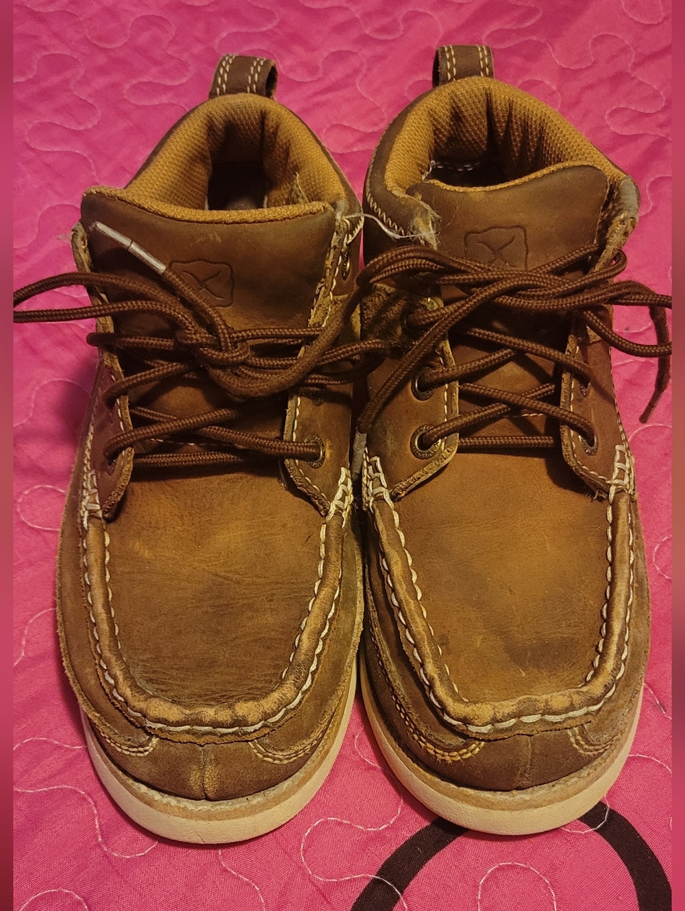 Twisted X brown Leather Kids Boot